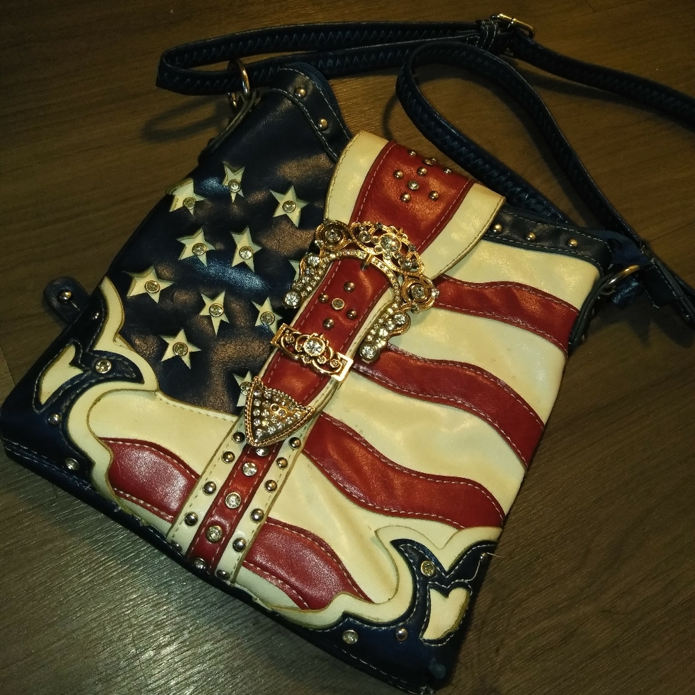 American Flag Purse
